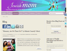 Tablet Screenshot of jewishmom.com